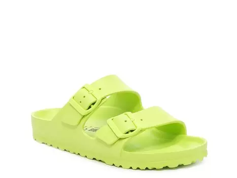 Шлепанцы женские Birkenstock Arizona Essentials, лаймово-зеленый