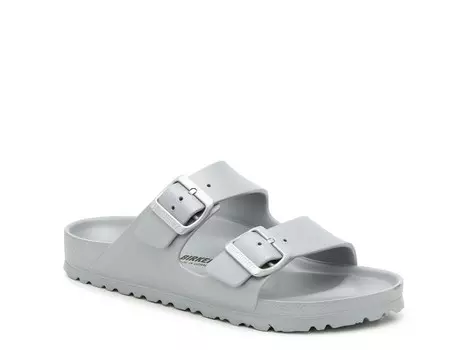 Шлепанцы женские Birkenstock Arizona Essentials, серебряный