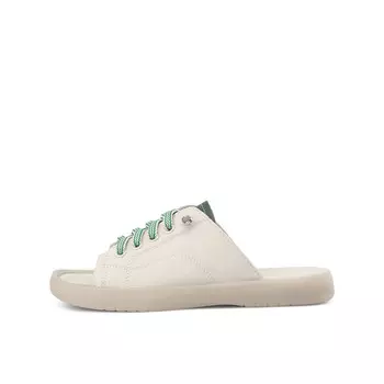 Шлепанцы женские Boerdiqi, бежевый/зеленый