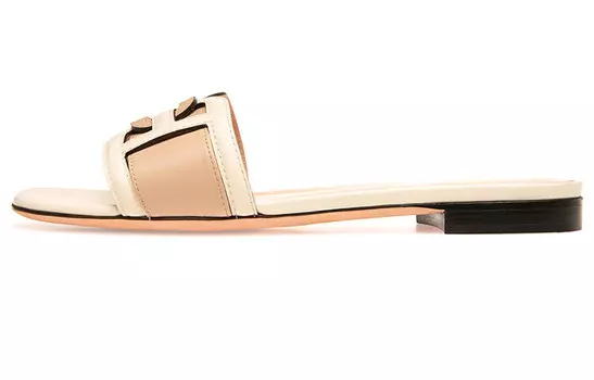 Шлепанцы женские Bone White Bally