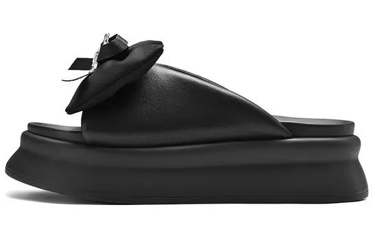 Шлепанцы женские Bosssunwen, черный