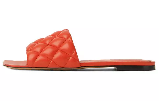 Шлепанцы женские Bottega Veneta, красный