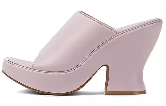 Шлепанцы женские Bottega Veneta, сиреневый