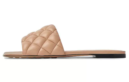 Шлепанцы женские Bottega Veneta, телесный