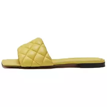Шлепанцы женские Bottega Veneta, желтый