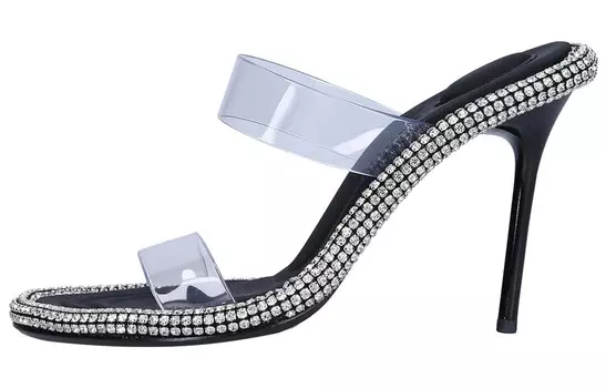 Шлепанцы женские черные Alexander Wang