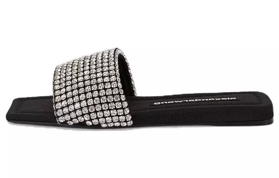 Шлепанцы женские черные Alexander Wang