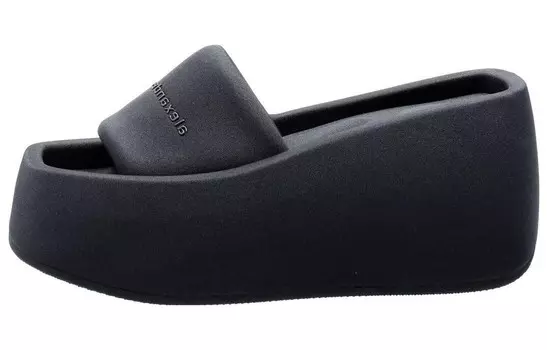 Шлепанцы женские черные Alexander Wang
