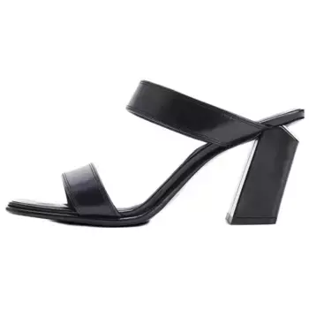 Шлепанцы женские черные Alexander Wang