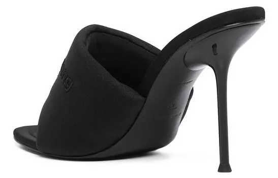 Шлепанцы женские черные Alexander Wang