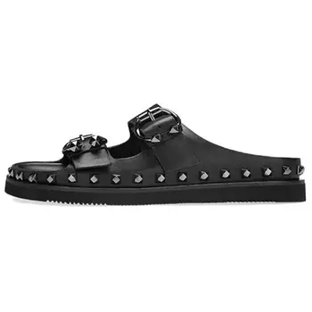 Шлепанцы женские черные Ash