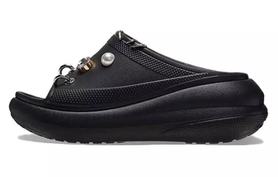 Шлепанцы женские черные Crocs