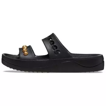 Шлепанцы женские черные Crocs