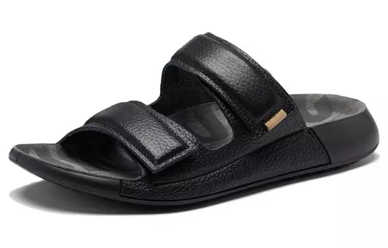 Шлепанцы женские черные Ecco