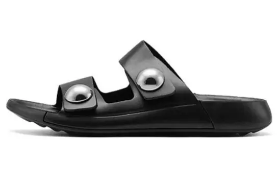 Шлепанцы женские черные Ecco