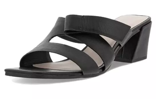 Шлепанцы женские черные Ecco