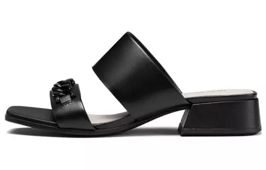 Шлепанцы женские черные Ecco