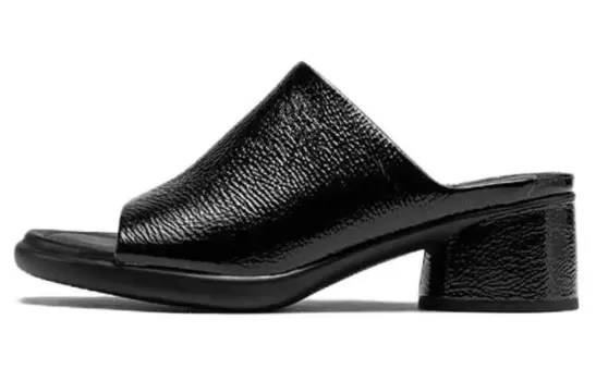 Шлепанцы женские черные Ecco