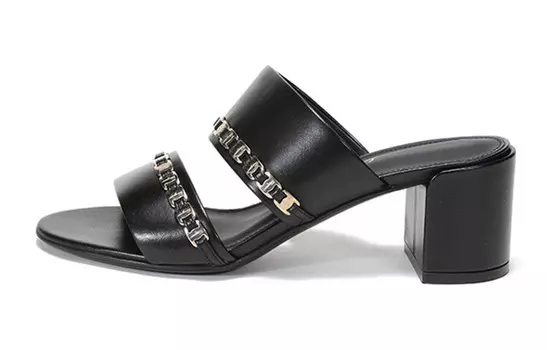 Шлепанцы женские черные Ferragamo