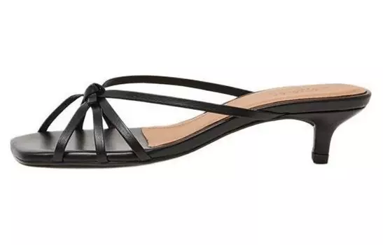 Шлепанцы женские черные Flattered