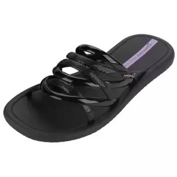 Шлепанцы женские черные/сиреневые Ipanema