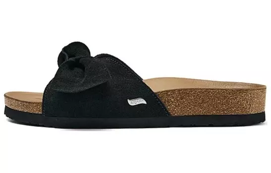 Шлепанцы женские черные Skechers