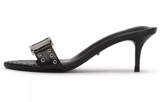 Шлепанцы женские черные Tony Bianco