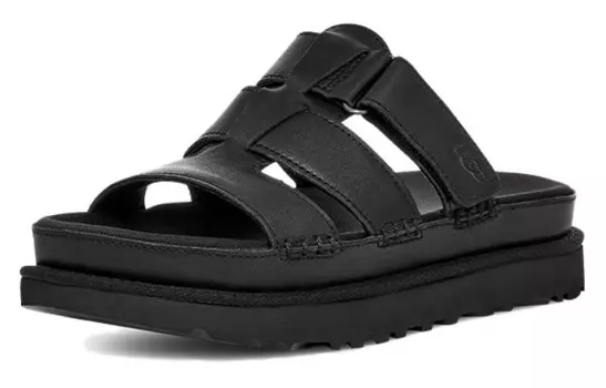 Шлепанцы женские черные Ugg