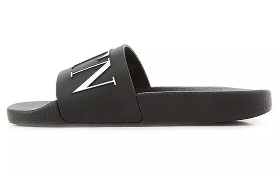 Шлепанцы женские черный/белый Valentino