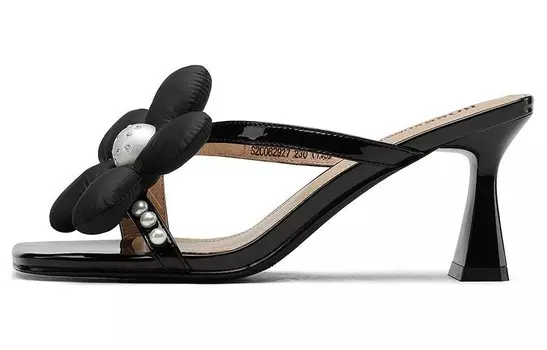 Шлепанцы женские черный Bosssunwen