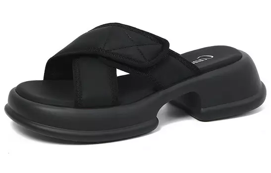 Шлепанцы женские черный Cameido