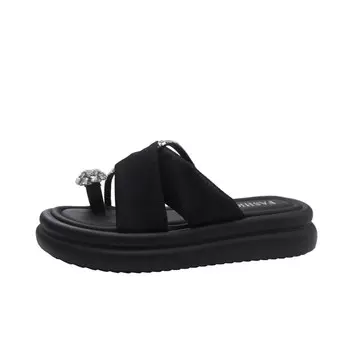 Шлепанцы женские черный Cherry&Kalika