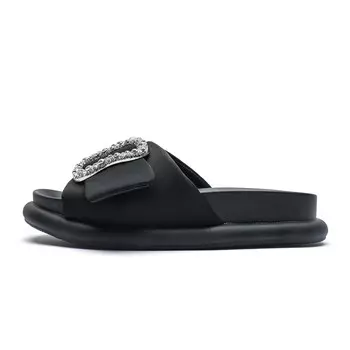 Шлепанцы женские черный Deerway