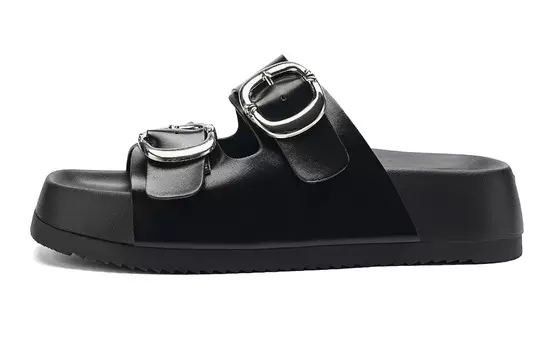 Шлепанцы женские черный Eblan