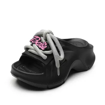 Шлепанцы женские черный Lianghuo