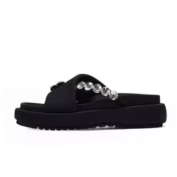 Шлепанцы женские черный Lianghuo