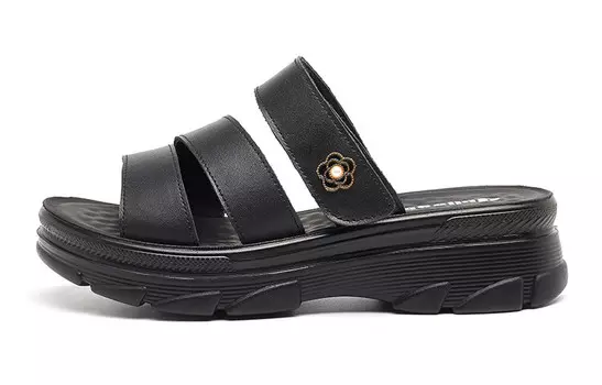 Шлепанцы женские черный Oulisasi