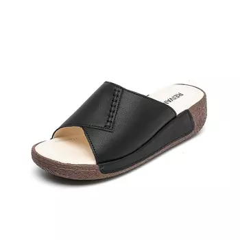 Шлепанцы женские черный Reivantix