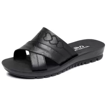 Шлепанцы женские черный Warrior