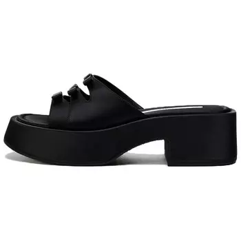Шлепанцы женские черный Zara