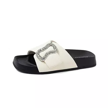 Шлепанцы женские Comely, серебряный