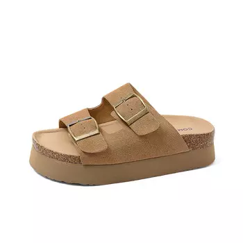 Шлепанцы женские Comely, серебряный