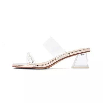 Шлепанцы женские Comely, серебряный