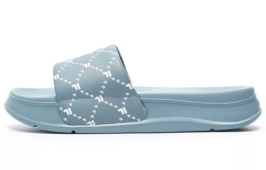 Шлепанцы женские Como Lead Color/кремовый белый Fila Fusion