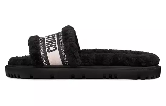 Шлепанцы женские Dior Dway, черный