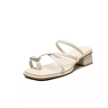 Шлепанцы женские Dme, кремовый