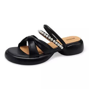 Шлепанцы женские Dunnu, желтый