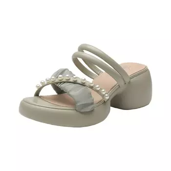 Шлепанцы женские Dusto, бежевый