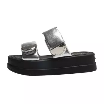 Шлепанцы женские Ewed, серебряный