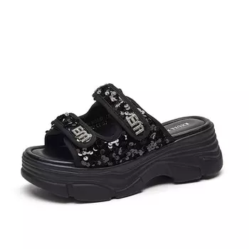 Шлепанцы женские Exull Q, серебряный